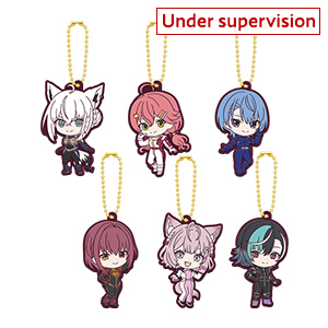 GUNDAM × hololive production Capsule Rubber Mascot2 (6 types)