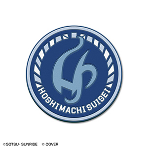STRICT-G × hololive production HOSHIMACHI SUISEI EMBLEM [MOBILE SUIT GUNDAM CHAR'S COUNTERATTACK VER.] Rubber Coaster