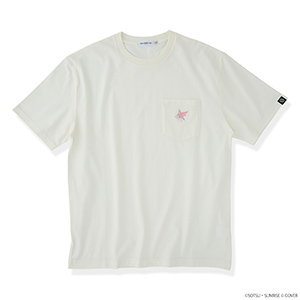 STRICT-G × hololive production HAKUI KOYORI EMBLEM [MOBILE SUIT GUNDAM SEED VER.] Embroidered T-Shirt