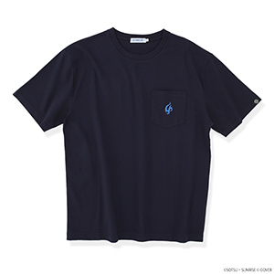 STRICT-G × hololive production HOSHIMACHI SUISEI EMBLEM [MOBILE SUIT GUNDAM CHAR'S COUNTERATTACK VER.] Embroidered T-Shirt