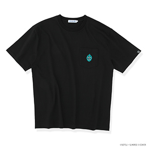 STRICT-G × hololive production RINDO CHIHAYA EMBLEM [MOBILE SUIT GUNDAM UNICORN VER.] Embroidered T-Shirt