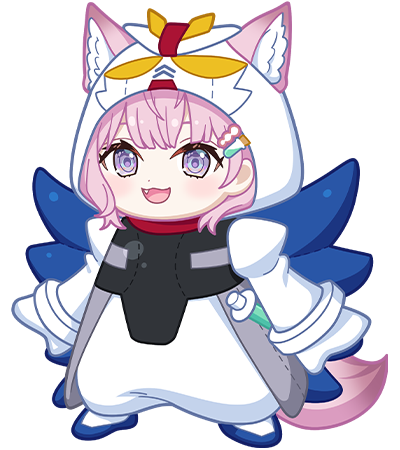 Hakui Koyori Chibi Character(NUI ARMOR Ver.)