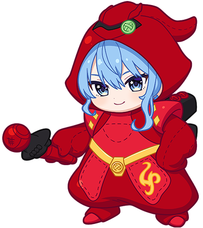 Hoshimachi Suisei Chibi Character(NUI ARMOR Ver.)