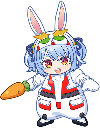 Usada Pekora Chibi Character(NUI ARMOR Ver.)