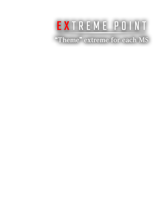 EXTREME POINT MSごとに極限化するテーマ