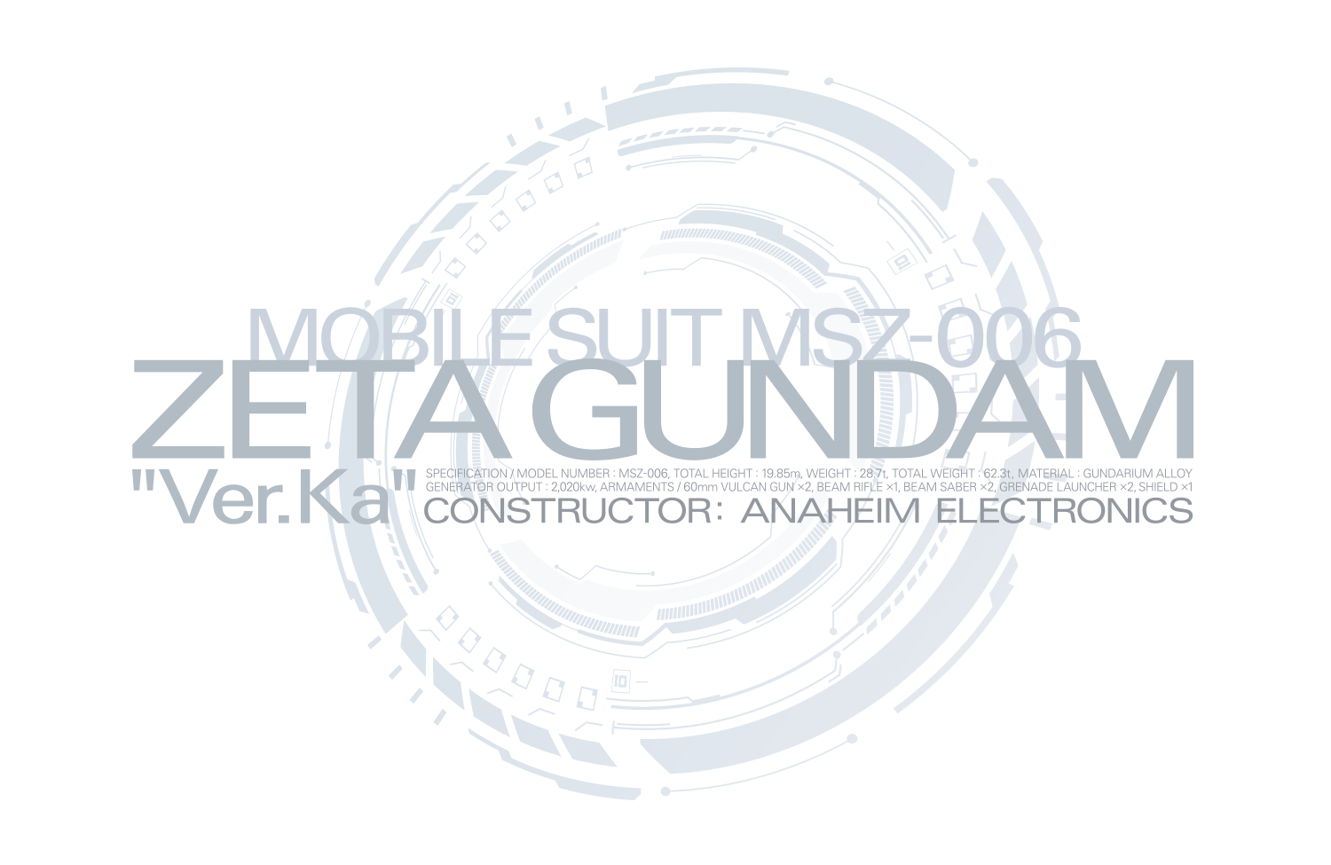MG 1/100 ZETA GUNDAM Ver.Ka