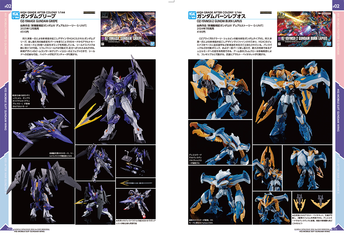 Gunpla Catalog 2026 GWX Memorial Edition