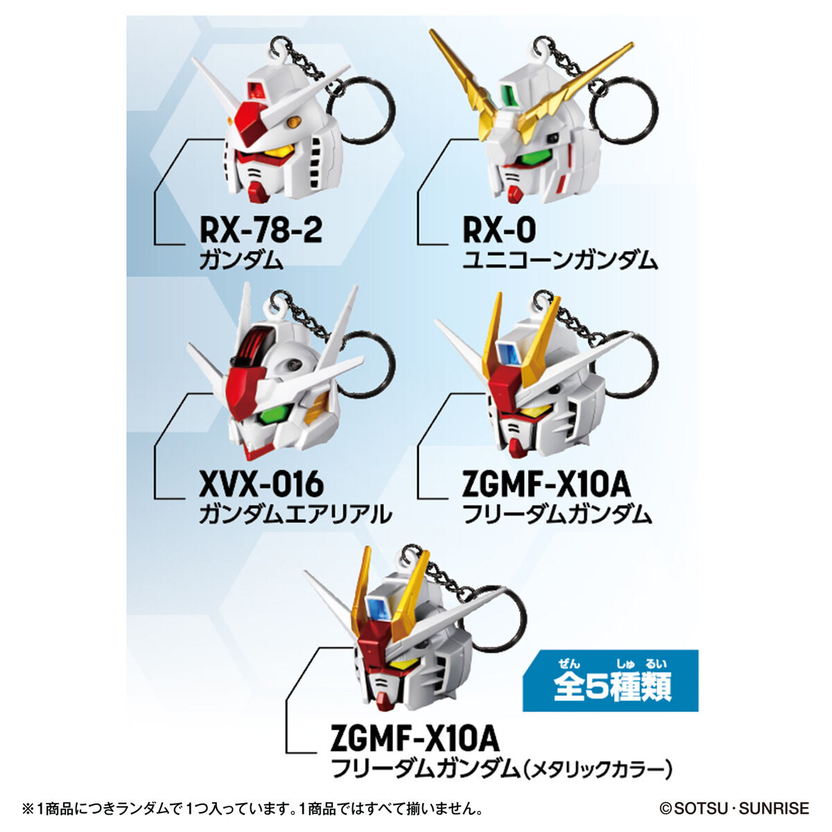 SD Gundam Head Keychain