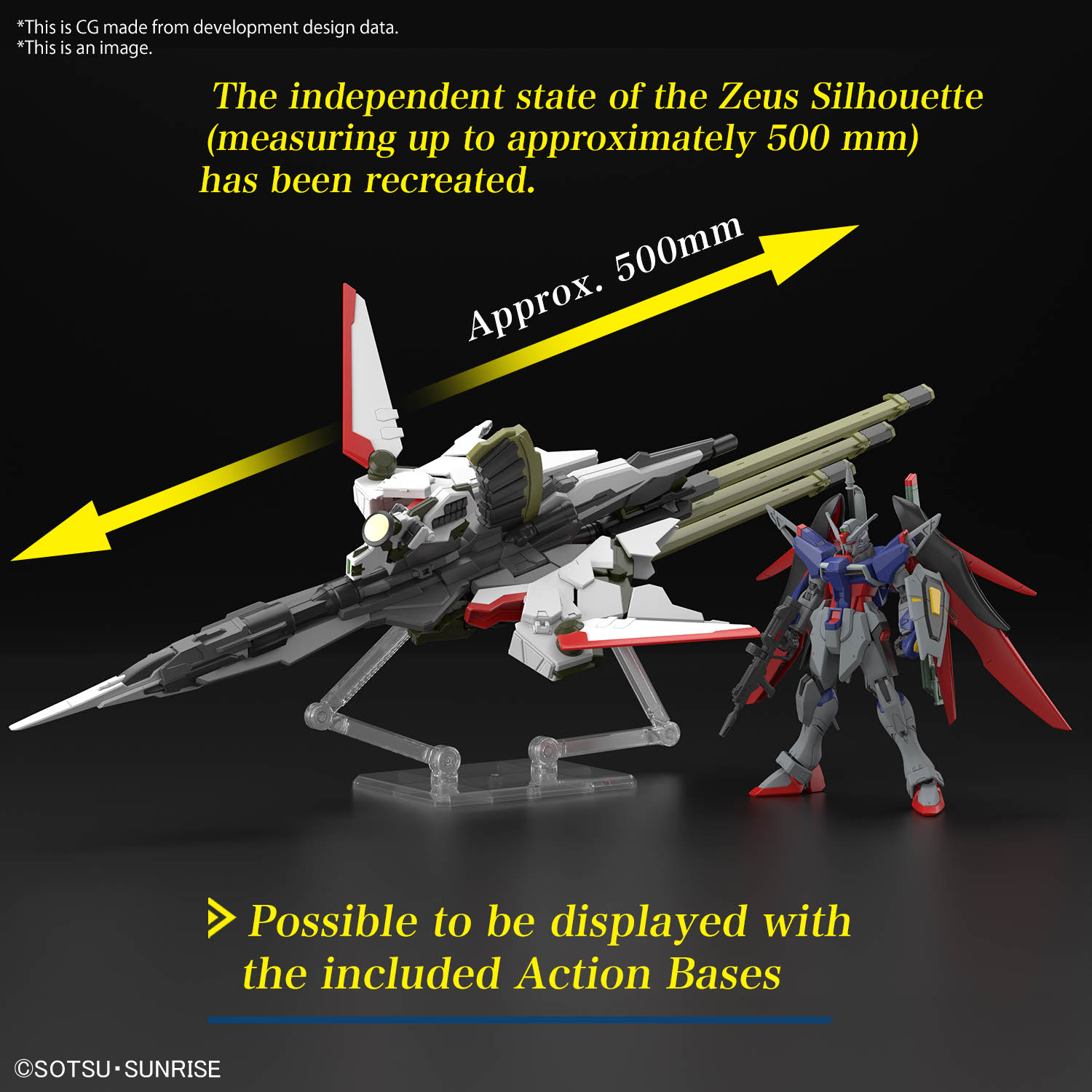 HG 1/144 DESTINY GUNDAM SpecⅡ&ZEUS SILHOUETTE｜The official